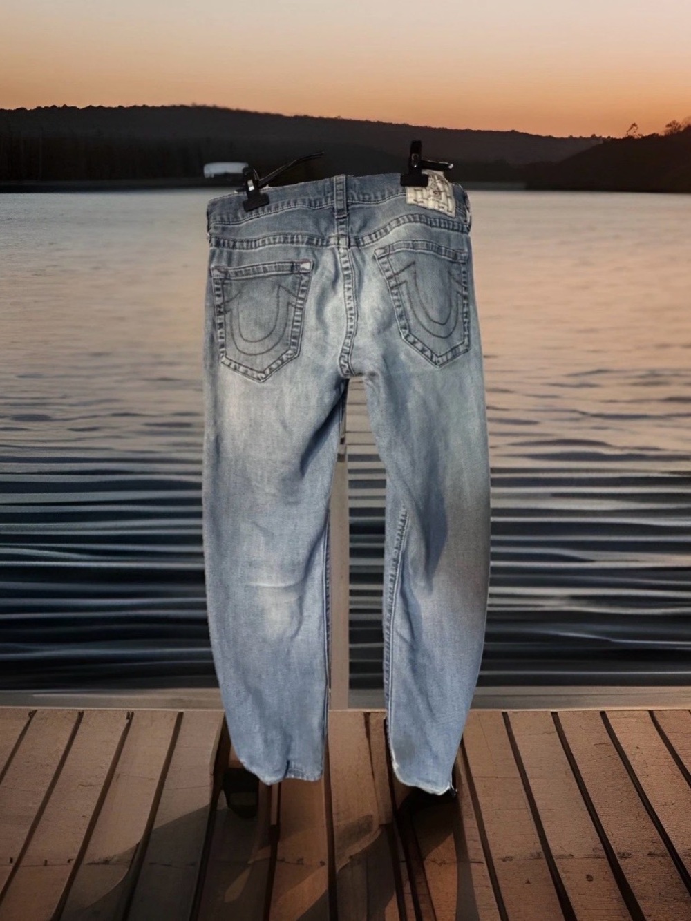 VINTAGE True Religion Mens Geno Jeans Size 33